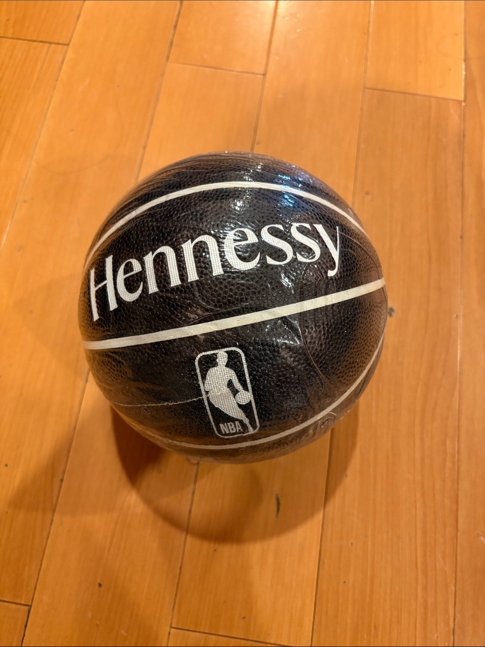 Hennessy Black and White Branded Basketball Accent